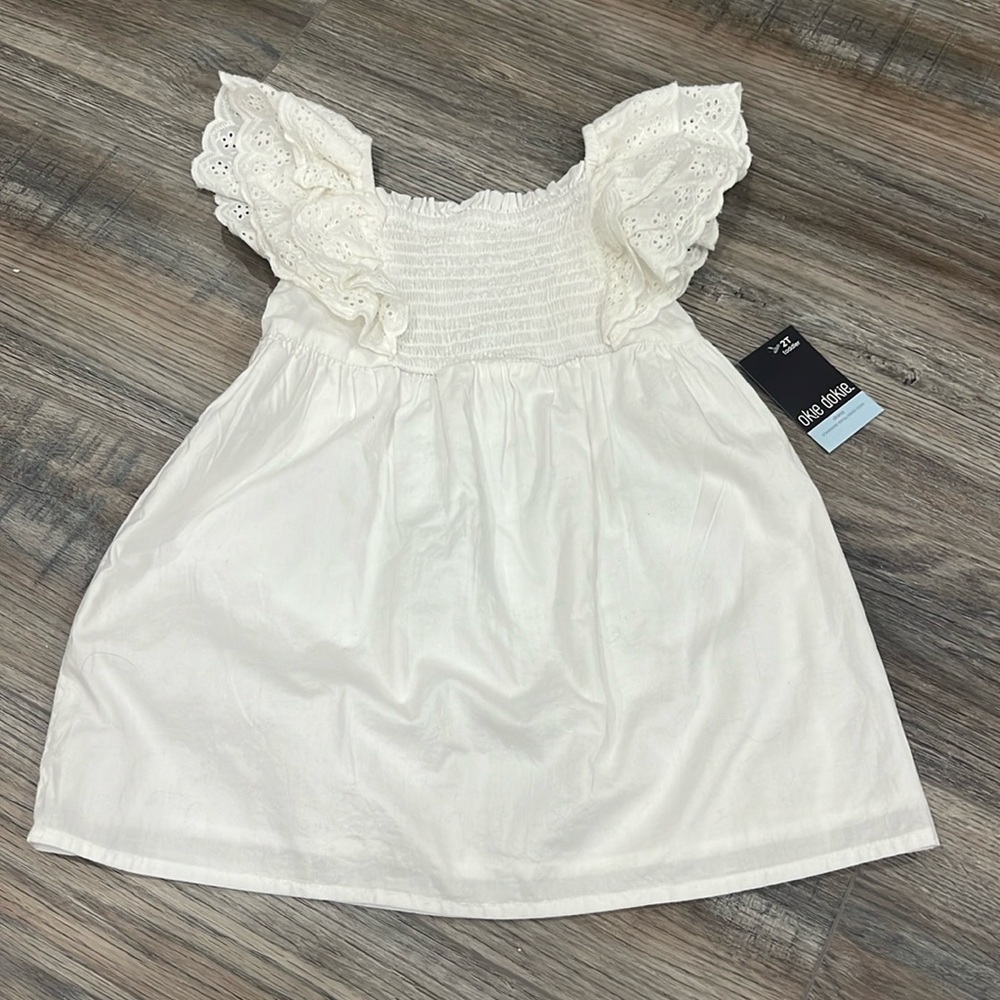 NWT Smocked Front Toddler Dress
